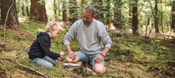 kind vuur maken met firesteel